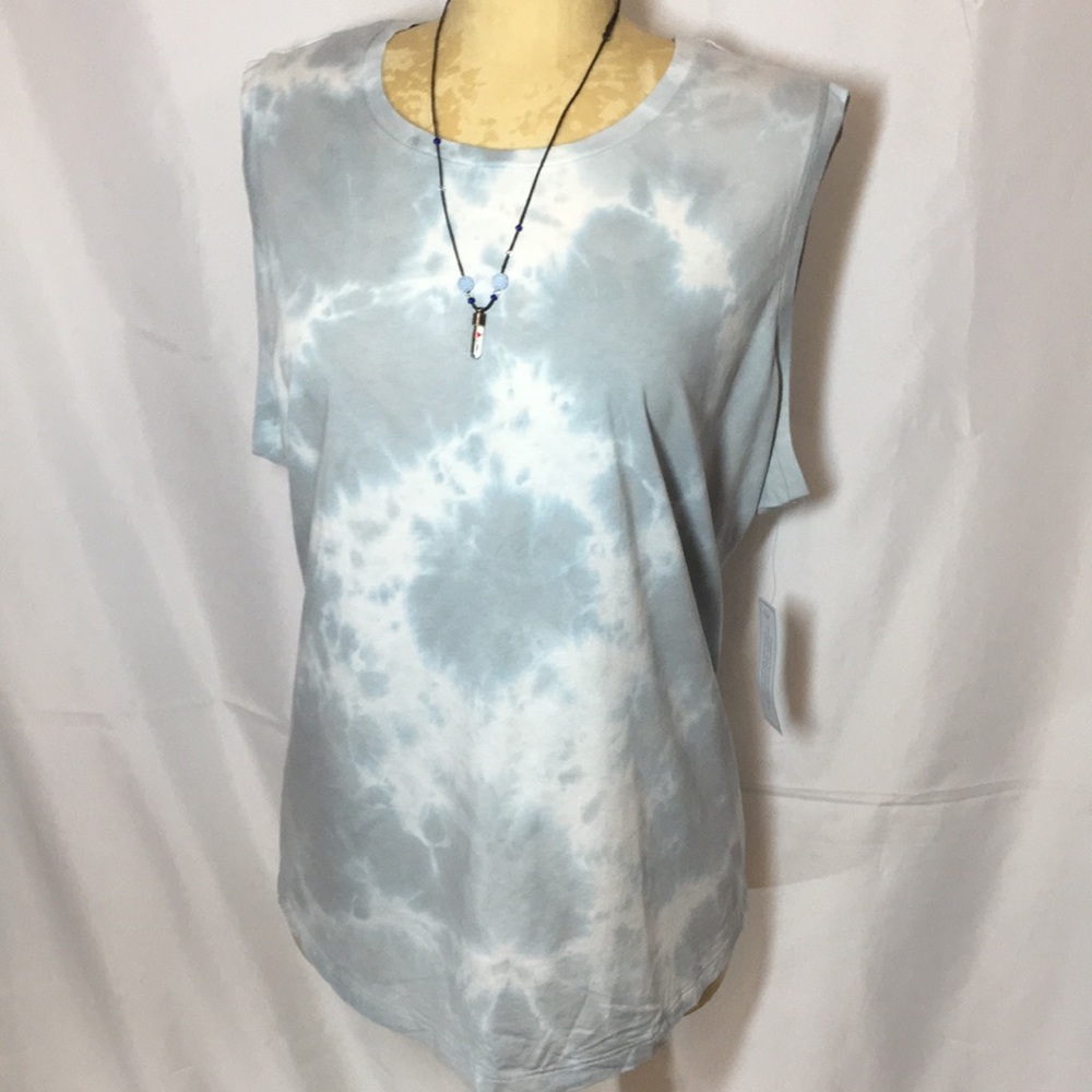 ⛈NEW🌩 Women's no sleeves tie dye tank top size 2X